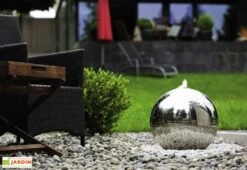 Fontaine Jardin Inox Ocean