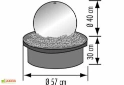 Fontaine Jardin Inox Atlantic -Serre Et Potager Soldes Magasin 24003 schema atlantic web