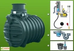 Cuve Recuperateur Eau Clever A 3400 L -Serre Et Potager Soldes Magasin 4400008110033 01