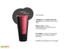 Pot De Fleurs En Plastique Open M Simple Ou Double Paroi (Ø 80 X 80 Cm) -Serre Et Potager Soldes Magasin avantages pot fleurs double paroi