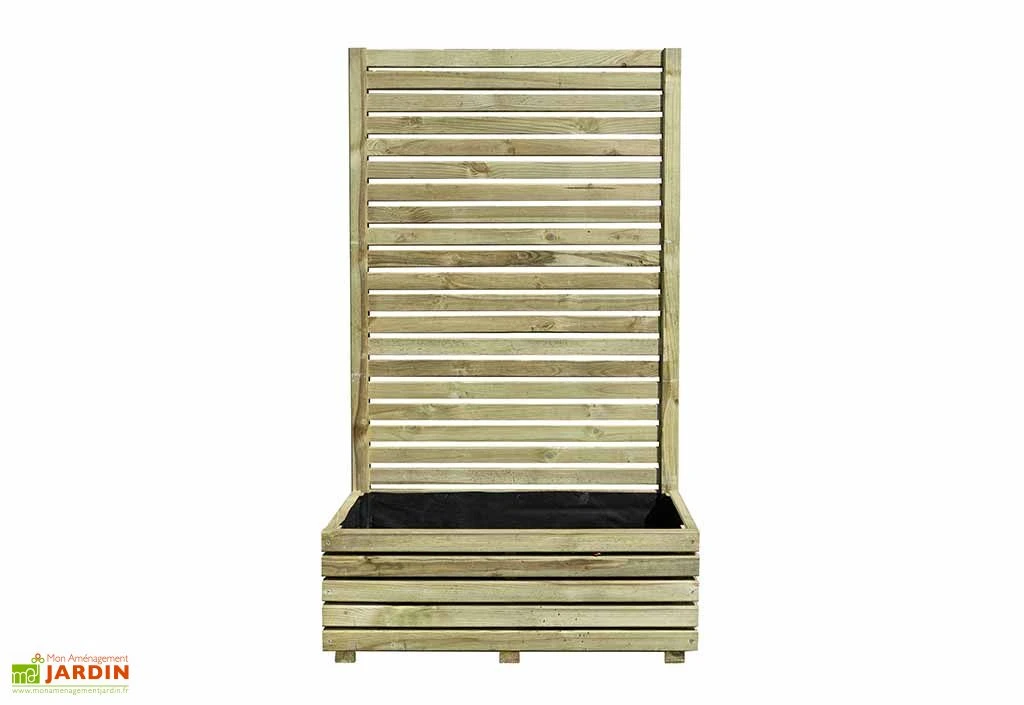 Bac à Fleurs Avec Treillis En Bois De Pin Traité KÜB 80 X 40 X 133 Cm 1 Bac à Fleurs Avec Treillis En Bois De Pin Traité KÜB 80 X 40 X 133 Cm