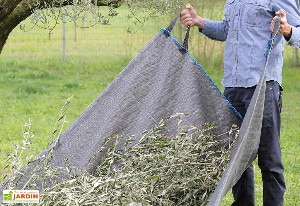 Bâche De Ramassage Avec Poignées En Polypropylène 200 X 500 Cm 2 Bâche De Ramassage Avec Poignées En Polypropylène 200 X 500 Cm – Image 2