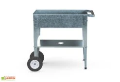 Carré Potager Sur Pieds Avec Roulettes - Barcelona -Serre Et Potager Soldes Magasin carre potager argent culture