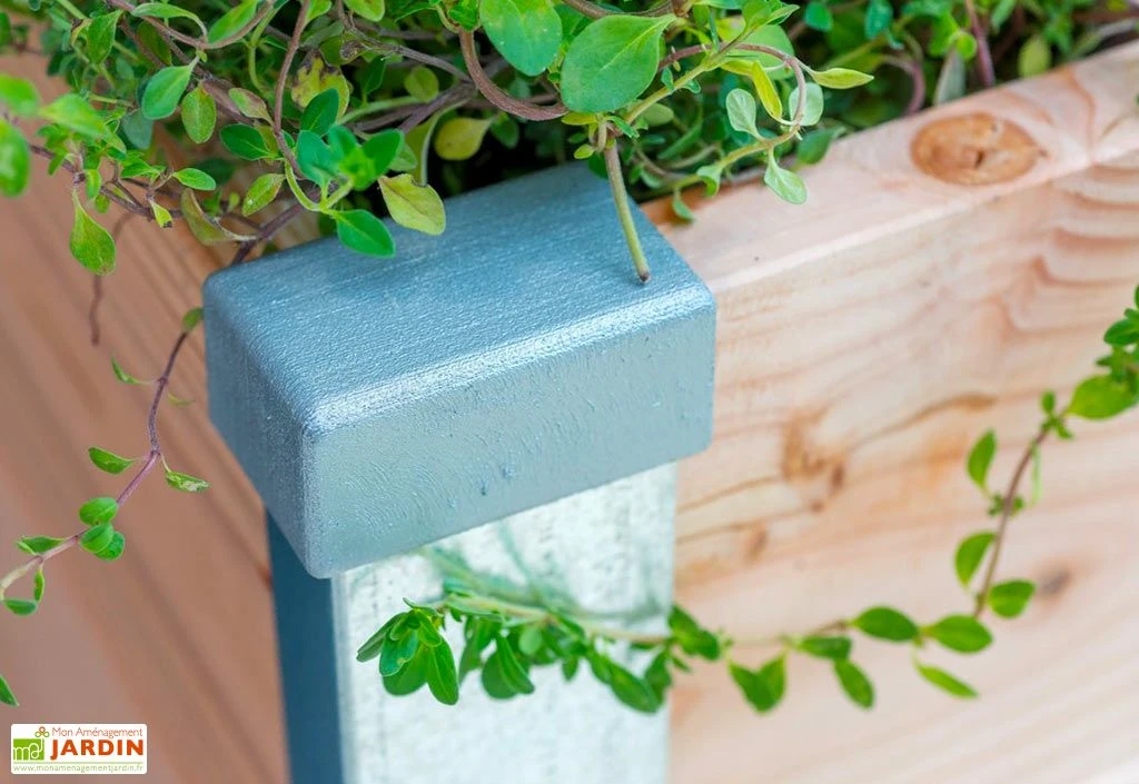 Carré Potager En Bois Douglas 19 Mm – 75 X 80 X 36 Cm 3 Carré Potager En Bois Douglas 19 Mm – 75 X 80 X 36 Cm – Image 3