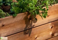 Carré Potager En Bois Autoclave Sur Pieds 80 X 80 Cm H. 88 Cm - Rezekne -Serre Et Potager Soldes Magasin carre potager bois sur pieds ekju 253394