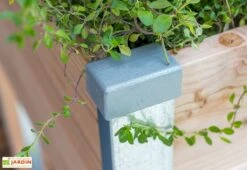 Potager Sur Pied En Bois Douglas 19 Mm – 100 X 45 X 80 Cm -Serre Et Potager Soldes Magasin carre potager sur pieds bois 19mm douglas france 100x45cm