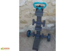 Chariot à Roulettes Avec Paniers De Récolte 15 L - Kajo -Serre Et Potager Soldes Magasin chariot seul bleu