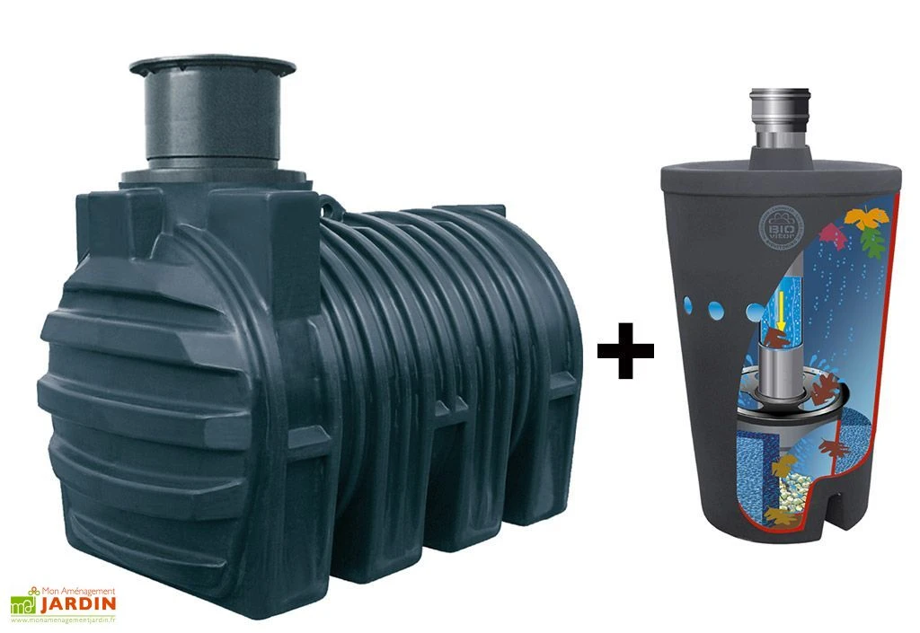 Cuve Récupérateur Eau Enterrée 3200L Nappes Souterraines + Biovitor 3 Cuve Récupérateur Eau Enterrée 3200L Nappes Souterraines + Biovitor – Image 3