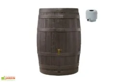 Garantia Cuve Récupération D’eau De Pluie Tonneau Vino -Serre Et Potager Soldes Magasin cuve eau pluie decorative tonneau vin 400l