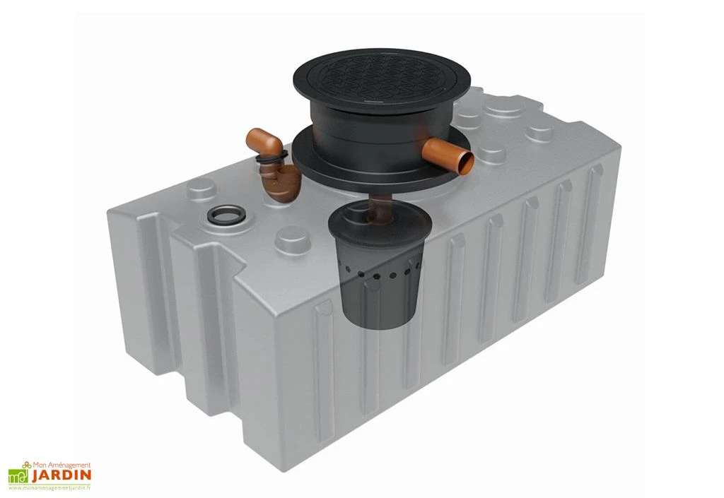 Cuve De Récupération D’eau De Pluie Enterrée – 2000 L Plate 5 Cuve De Récupération D’eau De Pluie Enterrée – 2000 L Plate – Image 5