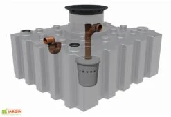 Cuve De Récupération D’eau De Pluie Enterrée – 3000 L Plate -Serre Et Potager Soldes Magasin cuve plate recuperation eau pluie greenlife 3000l biovitor