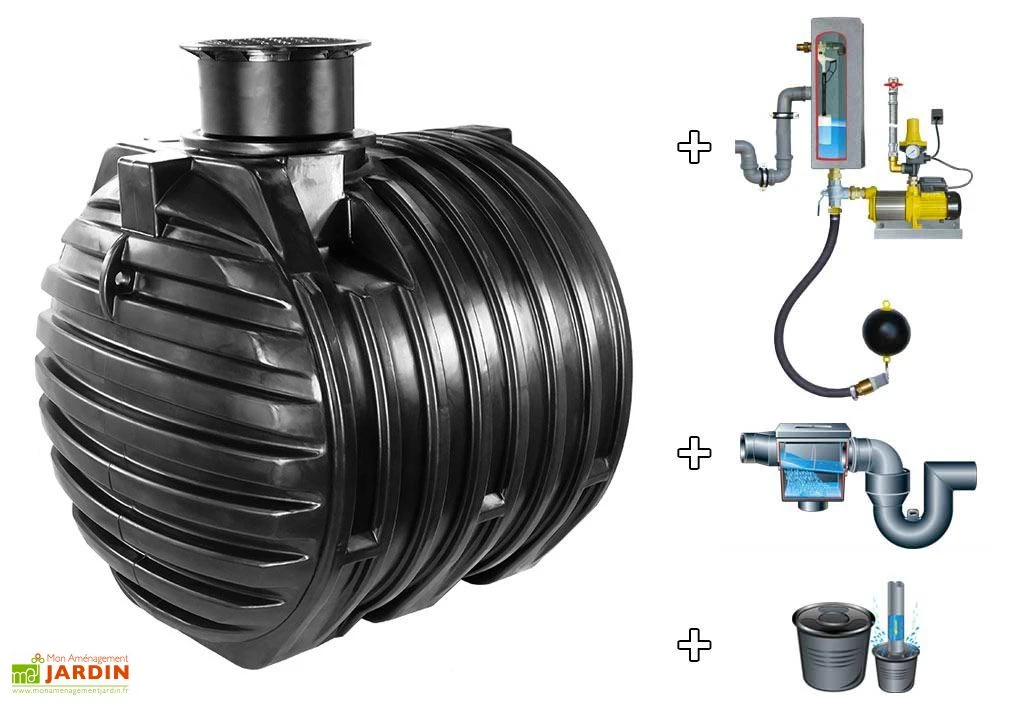 Cuve Recuperateur Eau Clever M 6000 L 1 Cuve Recuperateur Eau Clever M 6000 L