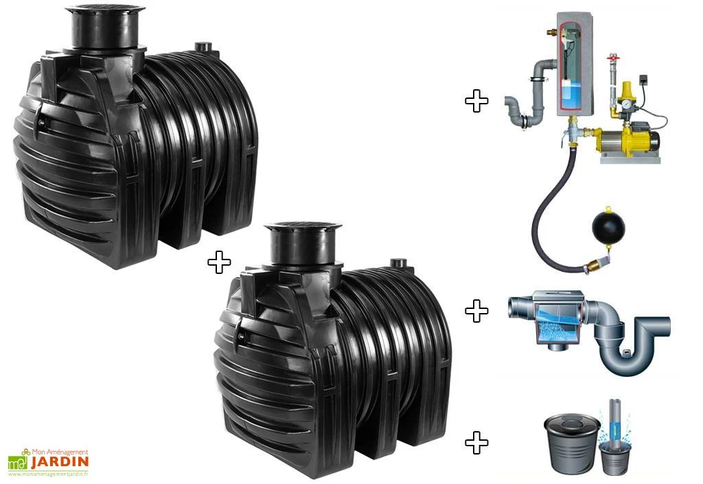 Cuve Recuperateur Eau Clever M 9000 L 1 Cuve Recuperateur Eau Clever M 9000 L