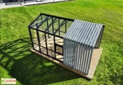 Serre De Jardin En Bois Et Verre Trempé Avec Panneaux Occultants – Mimosas -Serre Et Potager Soldes Magasin dessus serre jardin verre bois stali 1