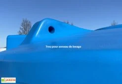 Cuve De Stockage D’eau En Polyéthylène 2100 L -Serre Et Potager Soldes Magasin details citerne eau polyethylene 2000 l bleu