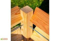 Tour De Culture Verticale En Bois De Mélèze 65 X 73 Cm -Serre Et Potager Soldes Magasin details tour culture verticale bois