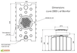 Cuve De Récupération D’eau De Pluie Enterrée – 2000 L Plate 11 Cuve De Récupération D’eau De Pluie Enterrée – 2000 L Plate -Serre Et Potager Soldes Magasin dimensions cuve 2000l biovitor greenlife