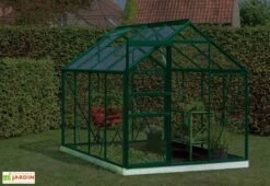 Embase En Acier Pour Serre Ivy 5 M² -Serre Et Potager Soldes Magasin embase serre ivy aluminium introgrow