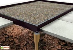 Halls Embase Pour Serre De Jardin En Acier Galvanisé Popular 86 (2 Coloris)