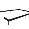 Halls Embase Pour Serre De Jardin En Acier Galvanisé Qube 816 Noir