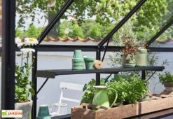 Étagère En Aluminium Pour Serre De Jardin Halls Qube 20 X 125 Cm -Serre Et Potager Soldes Magasin etagere aluminium serre jardin halls qube 20 125 cm 2