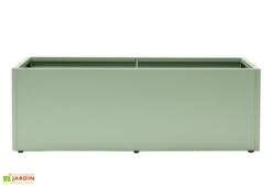 Jardinière Au Sol En Métal Thermolaqué XL - 150 X 50 X 50 -Serre Et Potager Soldes Magasin face ensemble jardiniere hg08971102