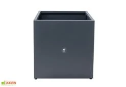 Jardinière Cube En Métal Thermolaqué - 70 X 70 X 70 Cm -Serre Et Potager Soldes Magasin face jardiniere anthracite hg 1