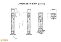 Garantia Fontaine De Jardin En Polyéthylène 100 Cm Granit Imitation Pierre -Serre Et Potager Soldes Magasin fontaine jardin exterieur polyethylene gris 100cm granit garantia 4