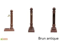 Serre Et Potager Soldes Magasin -Serre Et Potager Soldes Magasin fontaine jardin fonte dommartin griffon brun antique