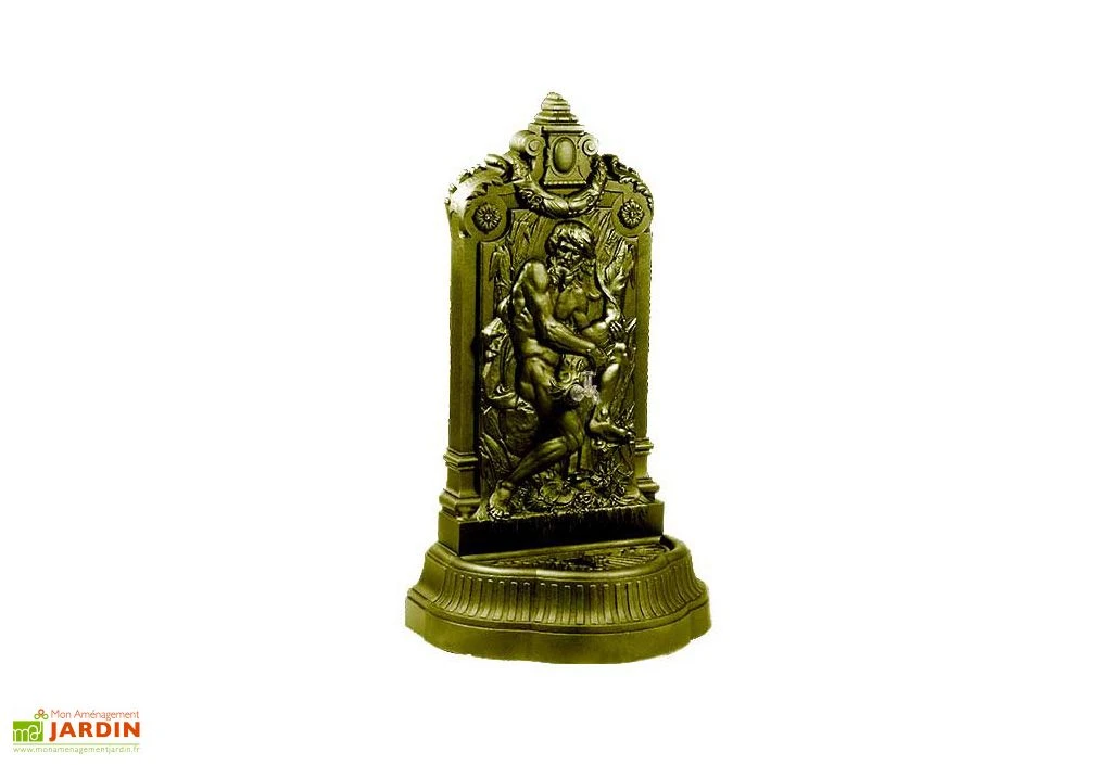 Fontaine De Jardin Murale En Fonte Neptune + Robinet Colvert 1 Fontaine De Jardin Murale En Fonte Neptune + Robinet Colvert