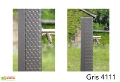 Fontaine De Jardin En Fonte Borne Pixel Avec Vasque -Serre Et Potager Soldes Magasin fontaine jardin fonte dommartin pixel vasque gris 4111