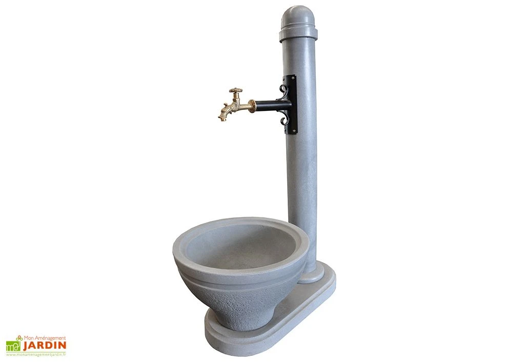 Roto Fontaine De Jardin En Polyéthylène Avec Robinet Apolo – 60 X 70 X 130 Cm 1 Roto Fontaine De Jardin En Polyéthylène Avec Robinet Apolo – 60 X 70 X 130 Cm