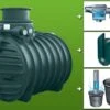 Kit Cuve Recuperateur Eau Enterree 3400 L