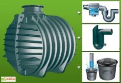 Kit Cuve Recuperateur Eau Enterree 6000 L -Serre Et Potager Soldes Magasin g0000828