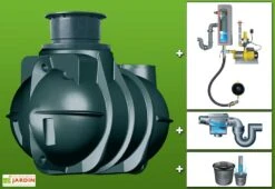 Cuve Recuperateur Eau Clever M 2000 L -Serre Et Potager Soldes Magasin g0001552 01b