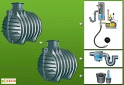 Cuve Recuperateur Eau Clever M 9000 L 11 Cuve Recuperateur Eau Clever M 9000 L -Serre Et Potager Soldes Magasin g0002066 01