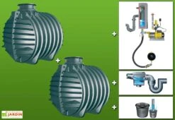 Cuve Recuperateur Eau Clever M 12000 L -Serre Et Potager Soldes Magasin g0002067 01b