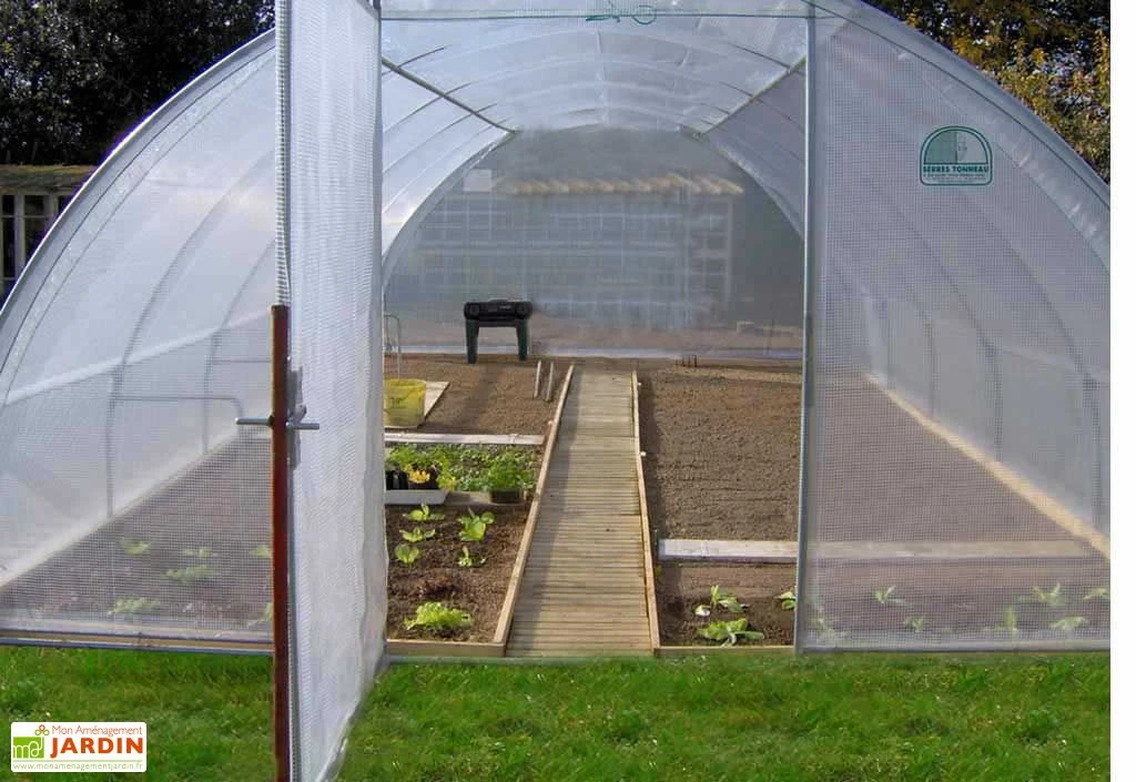 Serre Tunnel Tonneau En Polyéthylène 34 M² - Gothique 7,5 X 4,5 M 1 Serre Tunnel Tonneau En Polyéthylène 34 M² - Gothique 7,5 X 4,5 M