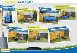 Garantia Cuve Enterrée Plate Kit Récupérateur D'Eau Flat Confort 3000 L -Serre Et Potager Soldes Magasin installation kit recuperateur eau enterre cuve plate 1