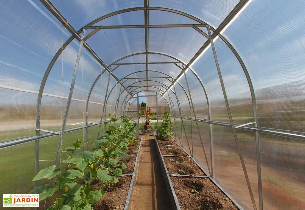 Serre De Jardin Tunnel En Polycarbonate Et Acier 3 Serre De Jardin Tunnel En Polycarbonate Et Acier – Image 3