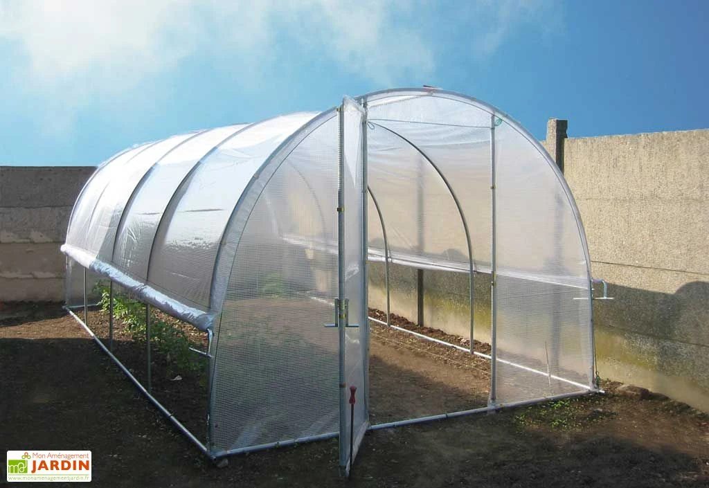 Serre Tunnel Tonneau En Polyéthylène 18 M² - Jardinière 6 X 3 M 1 Serre Tunnel Tonneau En Polyéthylène 18 M² - Jardinière 6 X 3 M