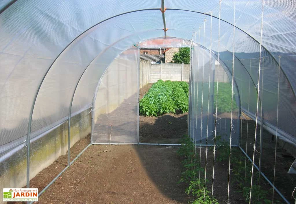 Serre Tunnel Tonneau En Polyéthylène 18 M² - Jardinière 6 X 3 M 2 Serre Tunnel Tonneau En Polyéthylène 18 M² - Jardinière 6 X 3 M – Image 2