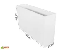 Jardinière En Béton Fibré 100 X 80 Cm– Terrace 100 -Serre Et Potager Soldes Magasin jardinie re rectangulaire be ton fibre 02