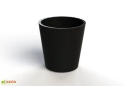Jardinière En Béton Fibré Conik 40 – Ø 40 Cm -Serre Et Potager Soldes Magasin jardiniere beton fibre conik 40 noir
