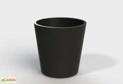 Jardinière En Béton Fibré Conik 50 – Ø 50 Cm -Serre Et Potager Soldes Magasin jardiniere beton fibre conik 50 noir