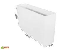 Jardinière En Béton Fibré SKUARE 100 (100x25) -Serre Et Potager Soldes Magasin jardiniere beton renforce 100x25 skuare