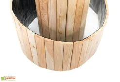 Spirale Aromatique – Jardinière En Bois De Mélèze Ø55 Cm -Serre Et Potager Soldes Magasin jardiniere bois meleze spirale aromatique 55cm