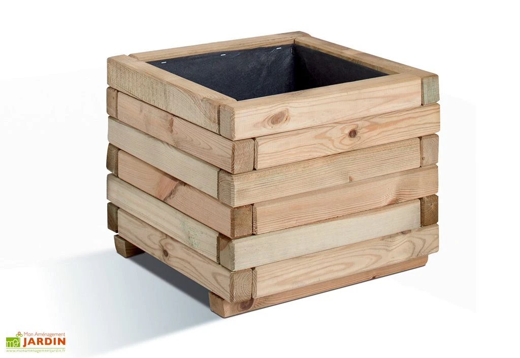 Bac à Fleurs Stockholm 40 Carré (40x40x33) 1 Bac à Fleurs Stockholm 40 Carré (40x40x33)