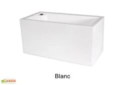 Jardinière Rectangulaire En Polyéthylène Atlantis 80 Cm (pls Coloris) -Serre Et Potager Soldes Magasin jardiniere plastique rotomoule double paroi 80cm couleurs 2
