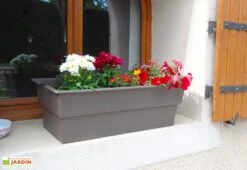 Jardinière Calipso Maxi Basic 40L + Pieds Amovibles – Taupe -Serre Et Potager Soldes Magasin jardiniere polypropylene 40l pieds amovibles calipso maxi basic taupe 1